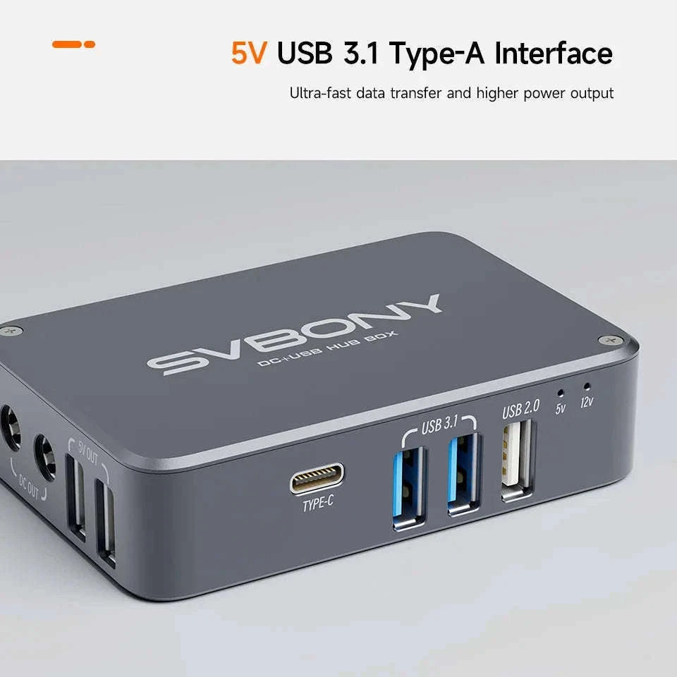SVBONY SV241 Astronomy DC + USB Power Hub for Astrophotography-SV241X2 / CN