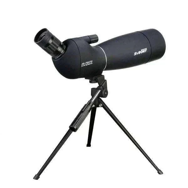 SVBONY SV28 25-75x70 Spotting Scope for Clear Distance Viewing-Black 25-75X70