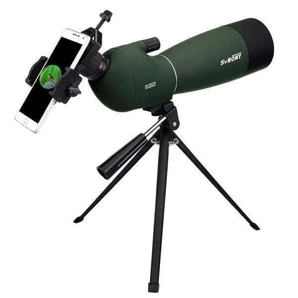 SVBONY SV28 25-75x70 Spotting Scope for Clear Distance Viewing-Black 25-75X70