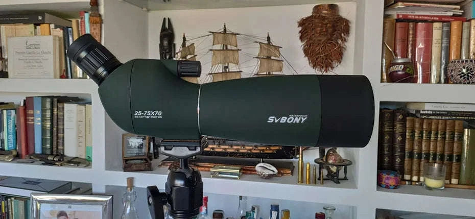 SVBONY SV28 Spotting Scope Zoom Telescope Waterproof-20-60X60-holder