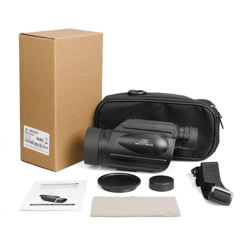 Svbony SV49 Monocular Telescope for Travel and Outdoor Viewing-SV49 10-30x50