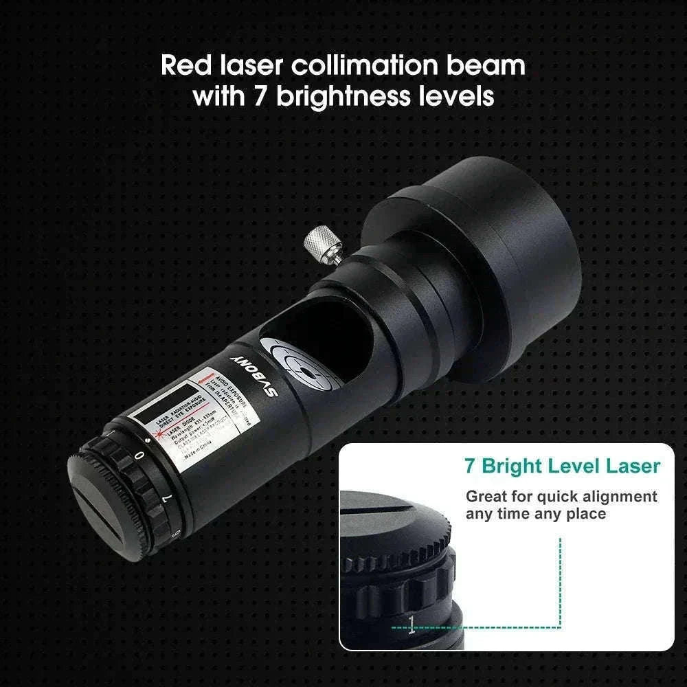 SVBONY Telescope Collimator with 2" Adapter for Newtonian Reflectors-Red Laser Collimator