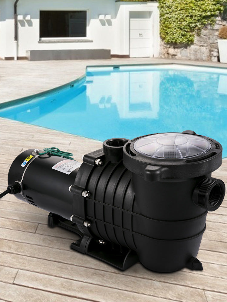 SucceBuy Swimming Pool Pump 110V/220V 5544GPH Powerful Self-priming for In/Above Ground Pool Water Circulation Strainer Basket