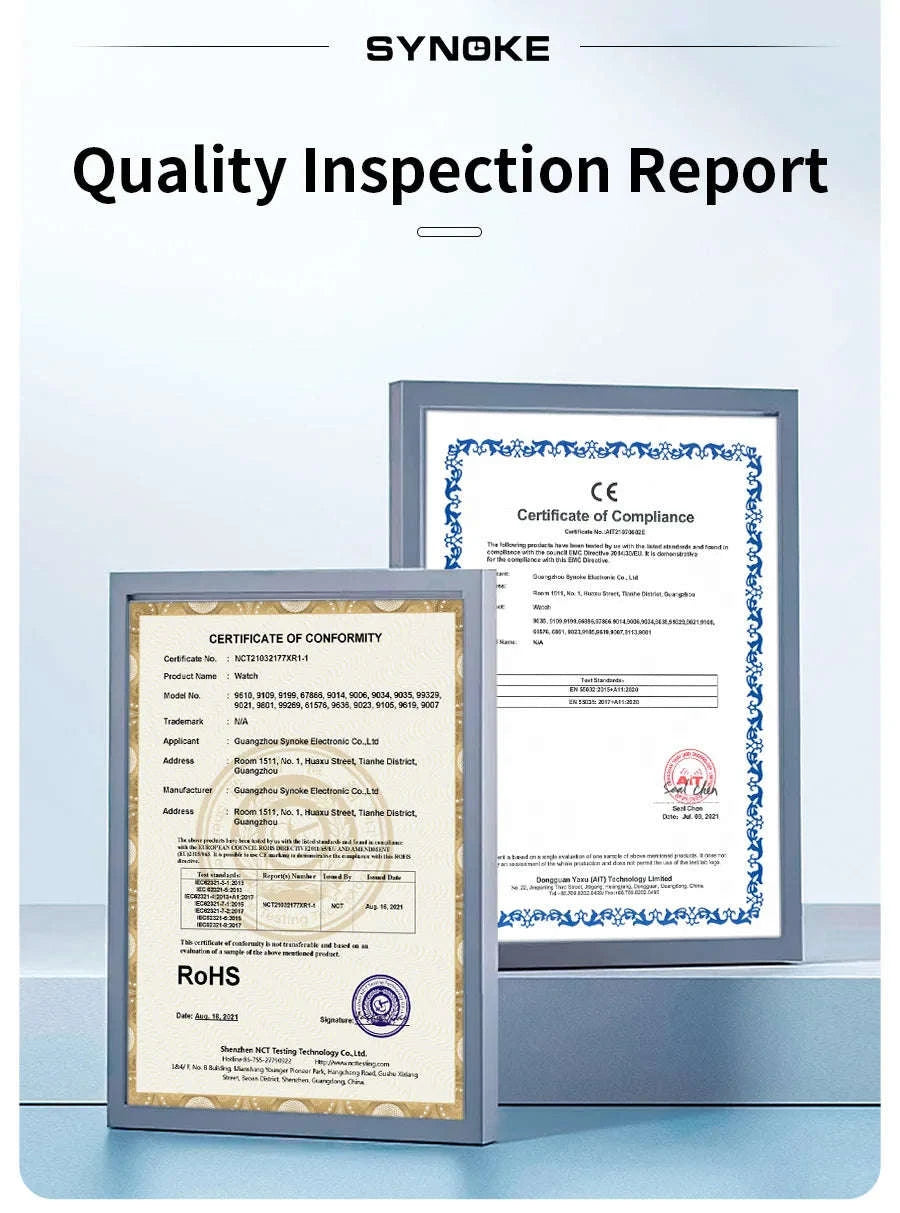 SYNOKE Digital Sports Watch with Multifunction Luminous Display-Grey