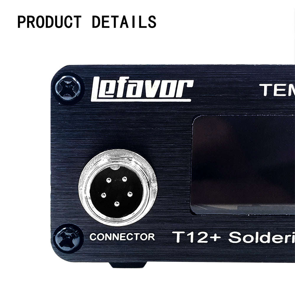T12 75W Digital Soldering Iron Station-T12NEW SET1 / US