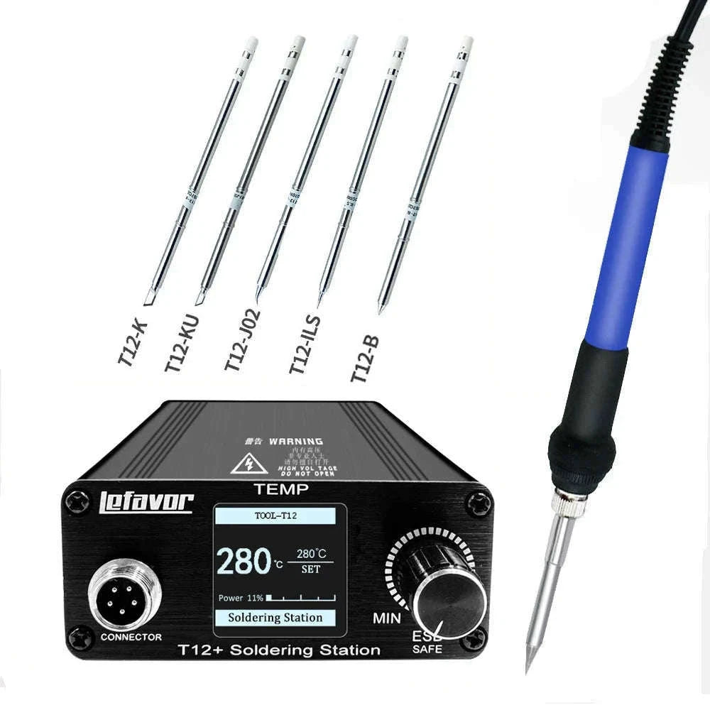 T12 75W Digital Soldering Iron Station with 150–450°C Control-T12NEW SET1 / US
