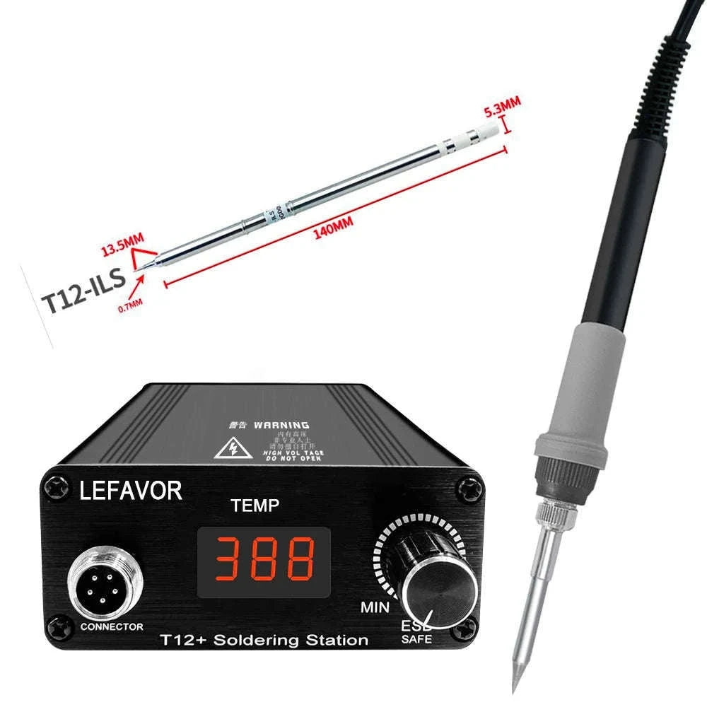 T12 75W Digital Soldering Iron Station with 150–450°C Control-T12NEW SET1 / US