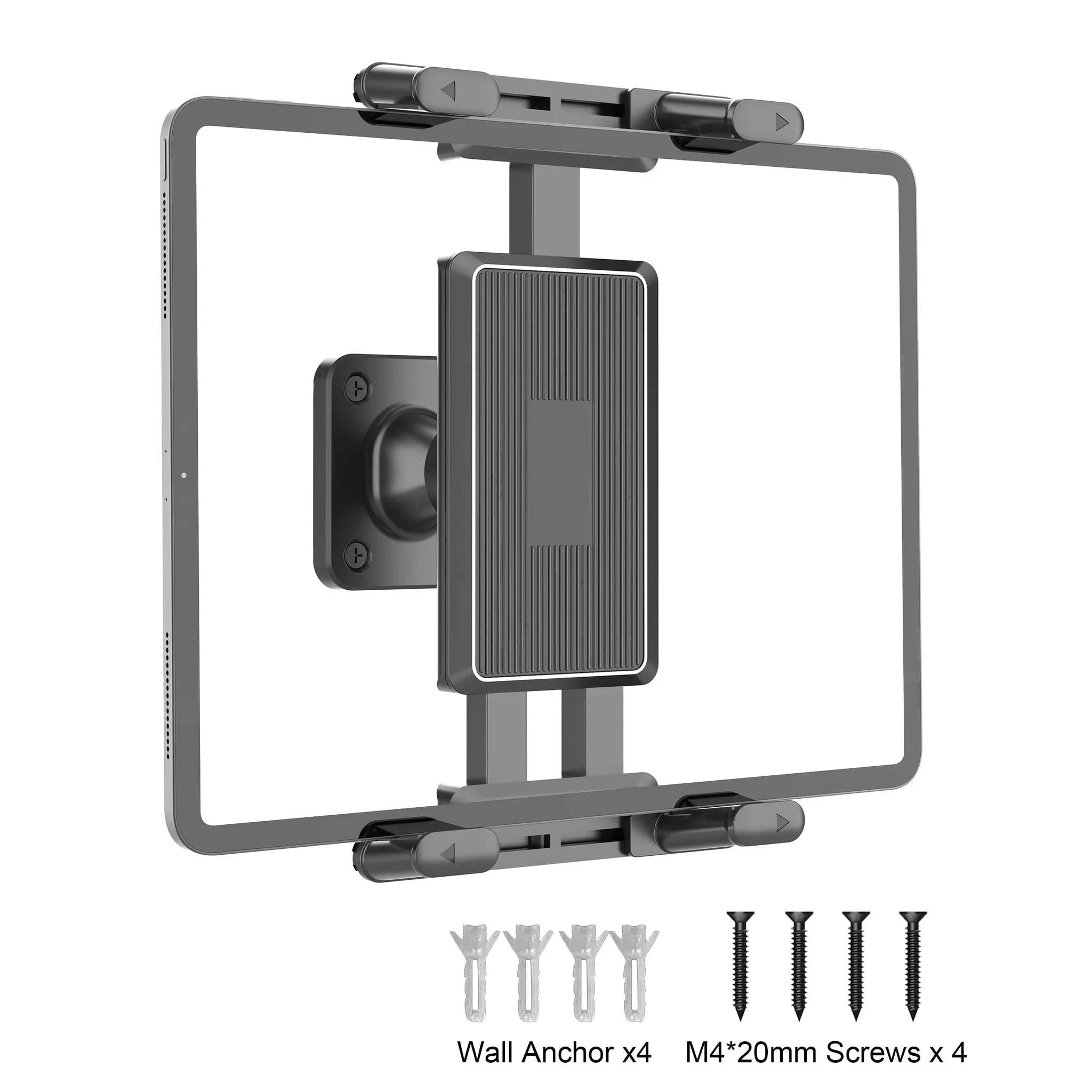 Tablet Wall Mount 360° Rotation Holder Stand for 4.7-15 in Devices-Default Title