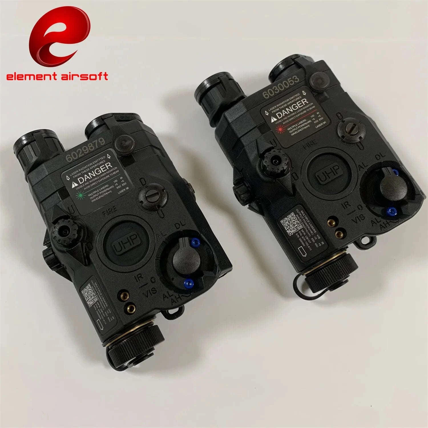 Tactical Airsoft PEQ-15 Laser & Light Module-Red Laser-DE