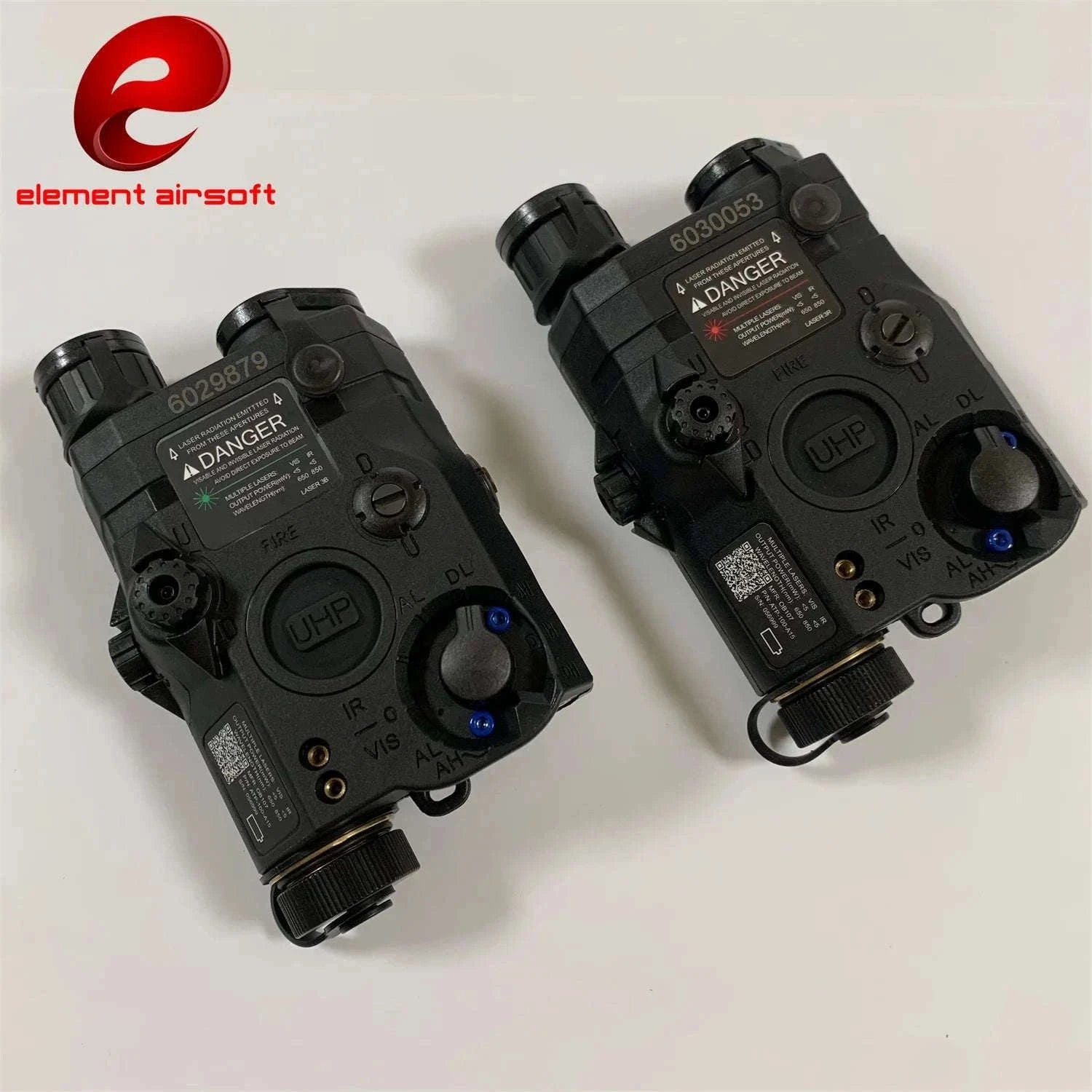 Tactical Airsoft PEQ-15 Laser & Light Module-Red Laser-DE
