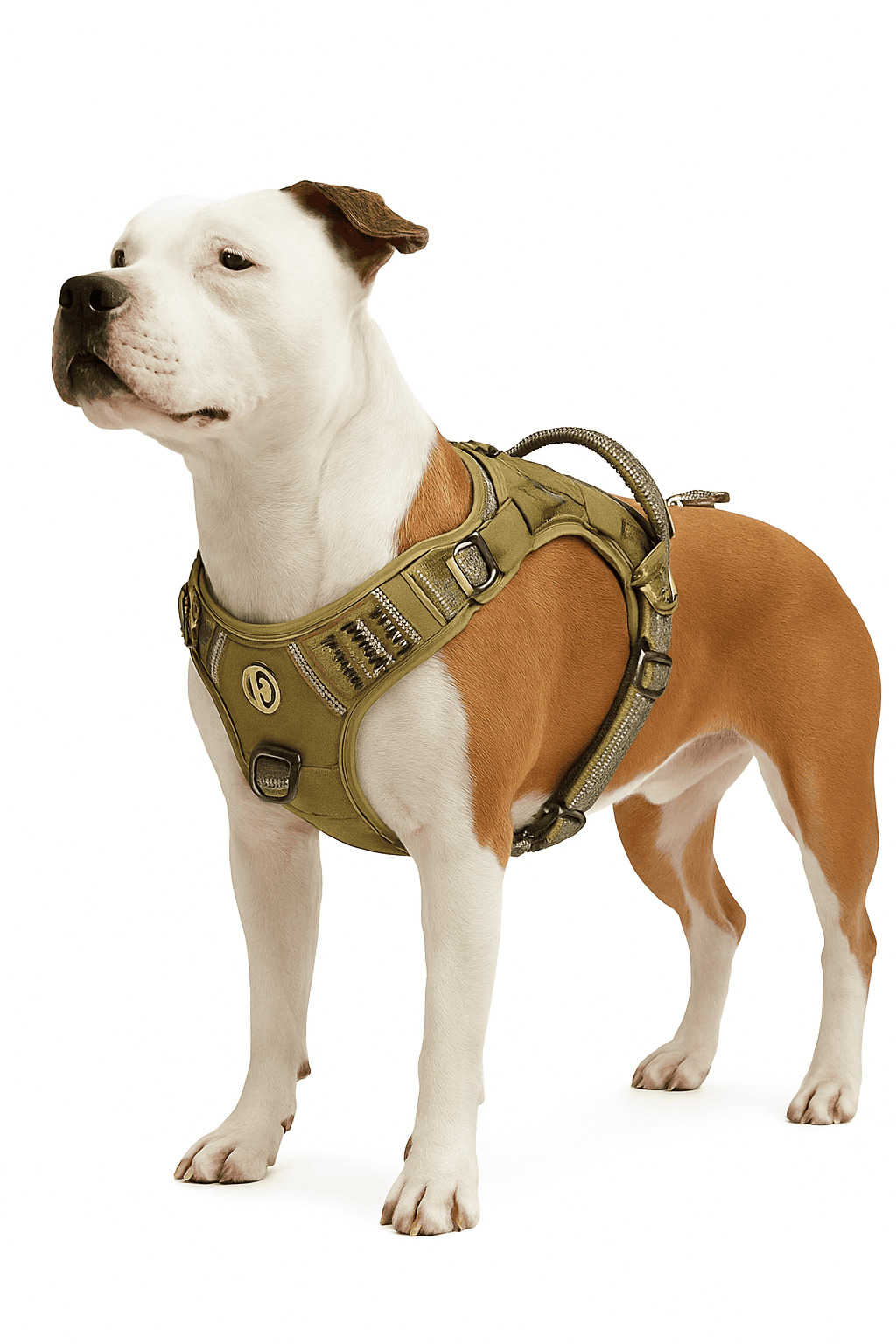 Tactical Dog Harness – No-Pull MOLLE Vest for Active Dogs-PURPLE / XL