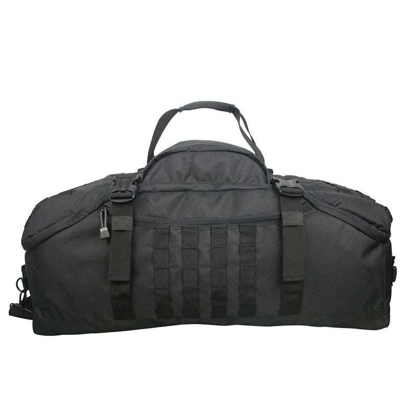 Tactical Duffle Backpack 30L–80L with MOLLE for Gym, Travel & Outdoor-XL Black / United States