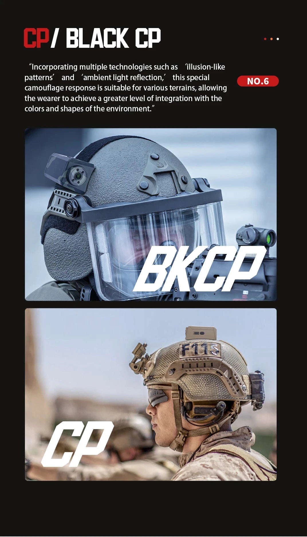 Tactical Helmet Camera with 720P HD Video Recording-RG