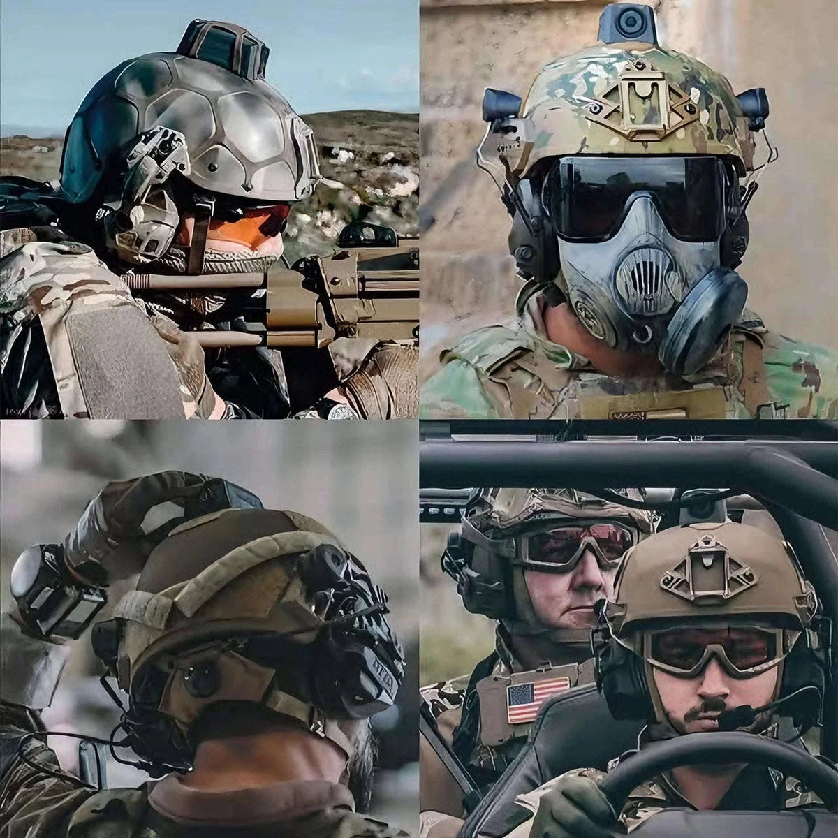 Tactical Helmet Camera with 720P HD Video Recording-RG