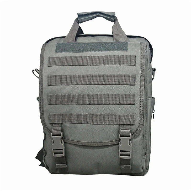 Tactical Laptop Messenger Bag-Grey / United States