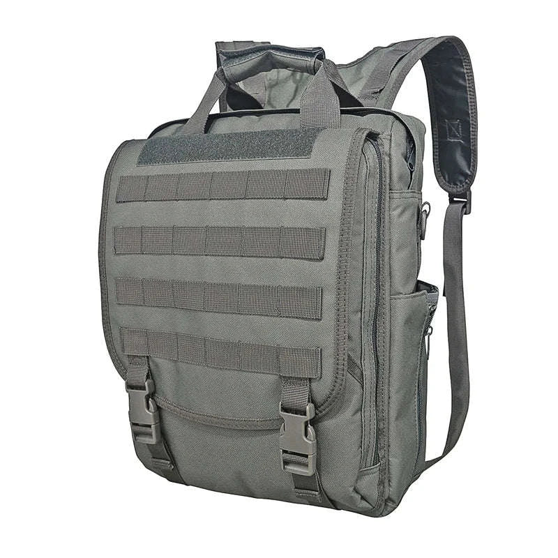 Tactical Laptop Messenger Bag-Grey / United States