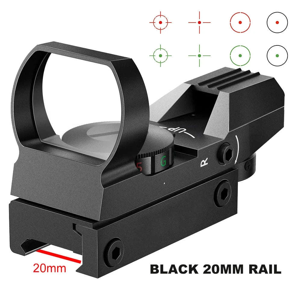 Tactical Red Green Dot Sight Scope Riflescope-20MM RAIL / france