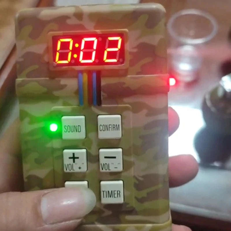 Tactical Toy Grenade with Light and Sound Effects-D