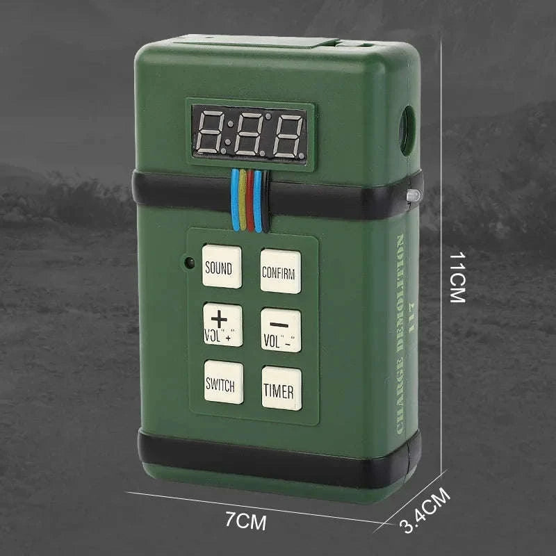 Tactical Toy Grenade with Light and Sound Effects-D