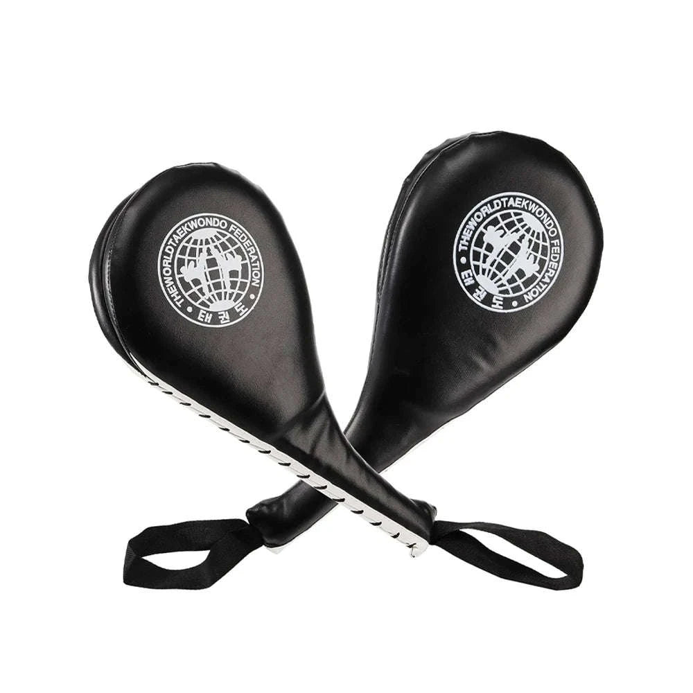 Taekwondo Kick Pad Set for Martial Arts Training and Power Practice-Red