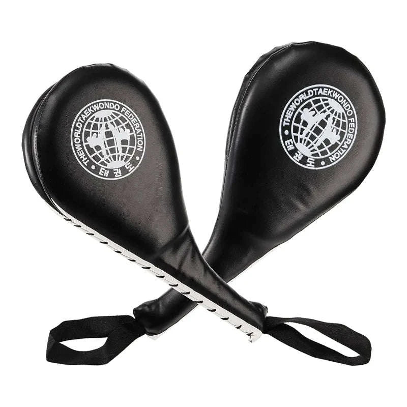 Taekwondo Kick Pad Set for Martial Arts Training and Power Practice-Red