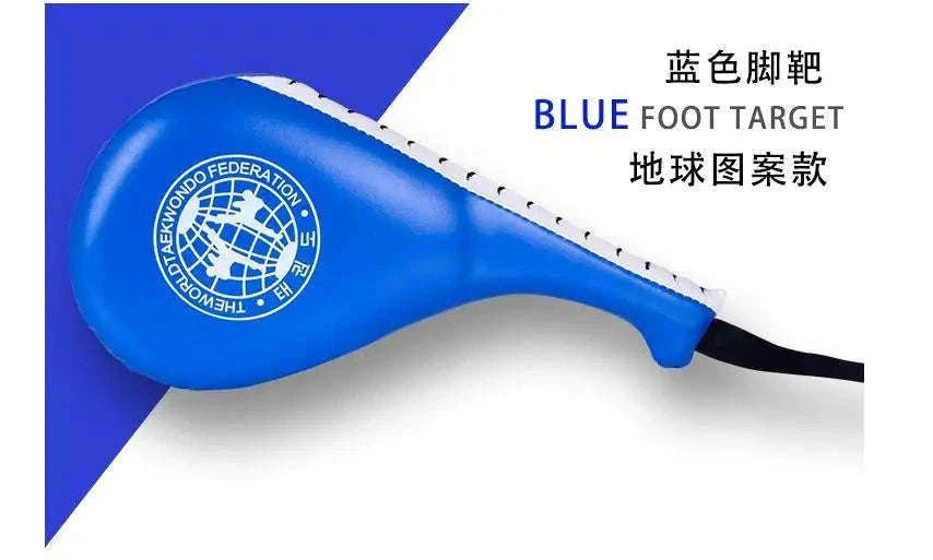 Taekwondo Kick Pad Target Leather Training Pad-Blue