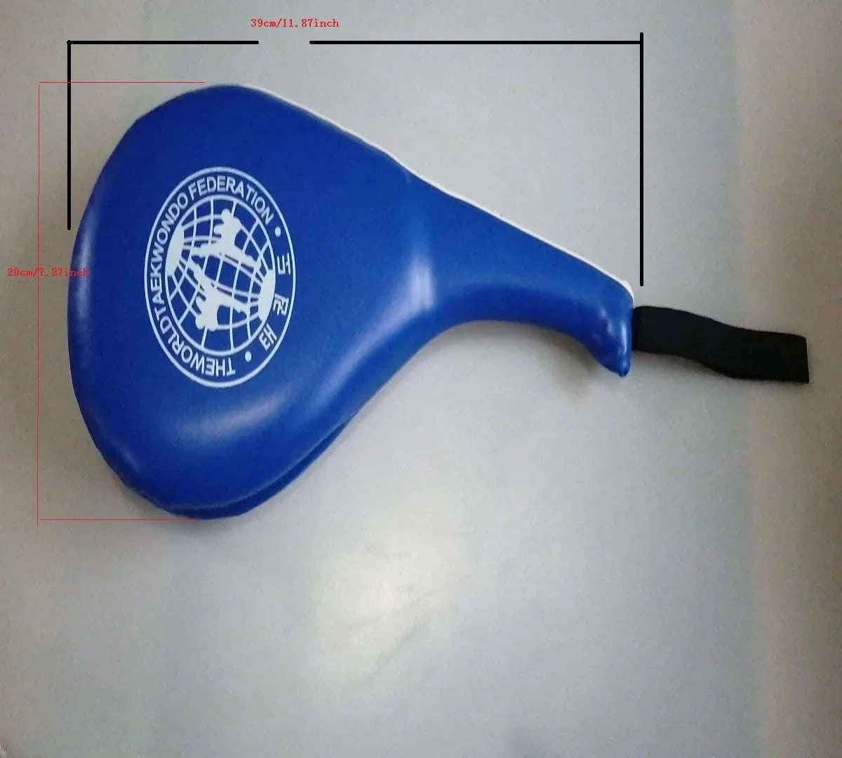 Taekwondo Kick Pad Target Leather Training Pad-Blue