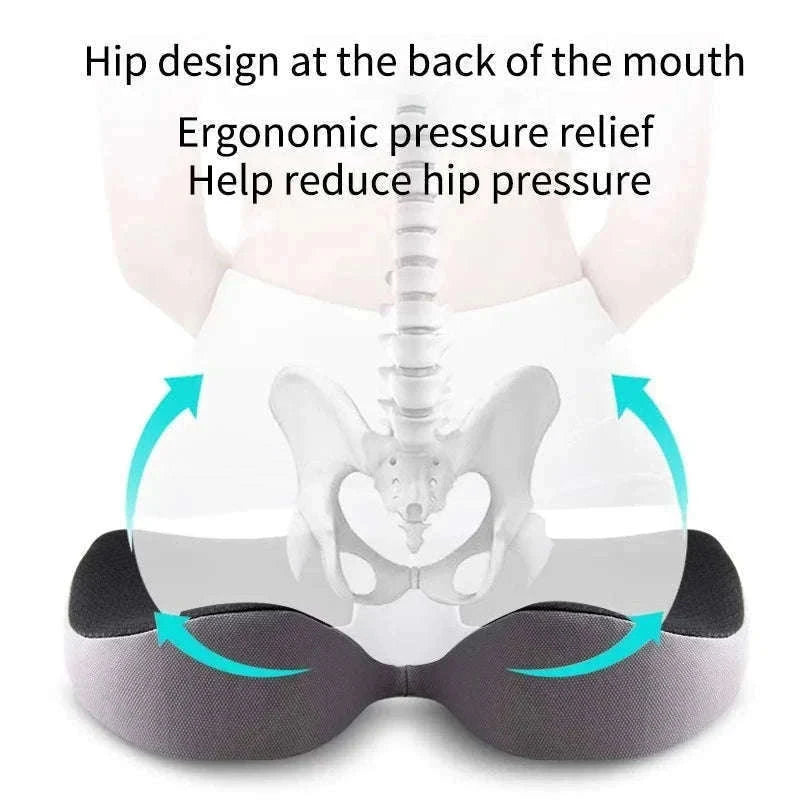 Tailbone Pain Relief Memory Foam Cushion-A / 45x35x5cm