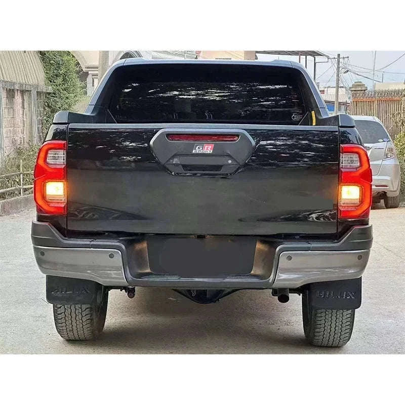 Tailgate Door Handle Bowl Cover Kit 2015-2023 Matte Black-black