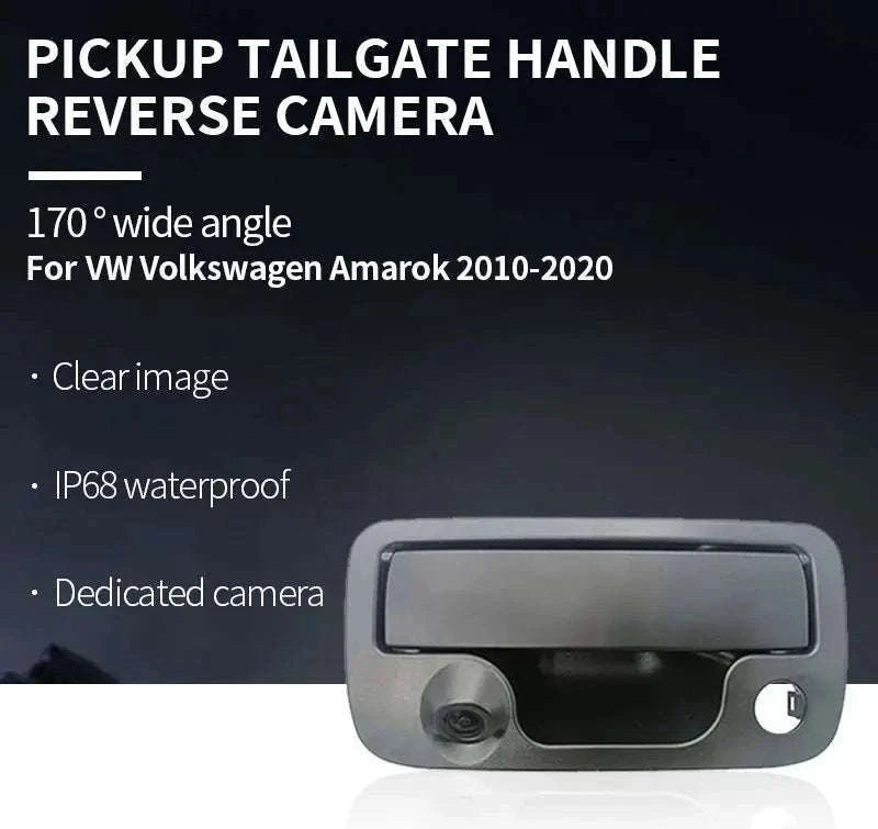 Tailgate Handle Reverse Camera for VW Amarok 2010–2020 NTSC-Ruler camera / 12V
