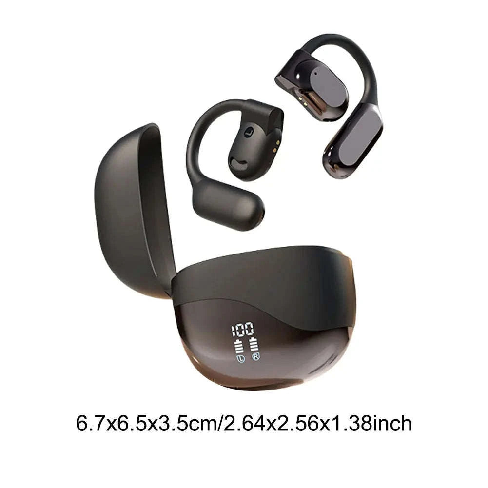TalkLink AI Translator Earbuds | Real-Time Language Translation with Bluetooth 5.4-Black