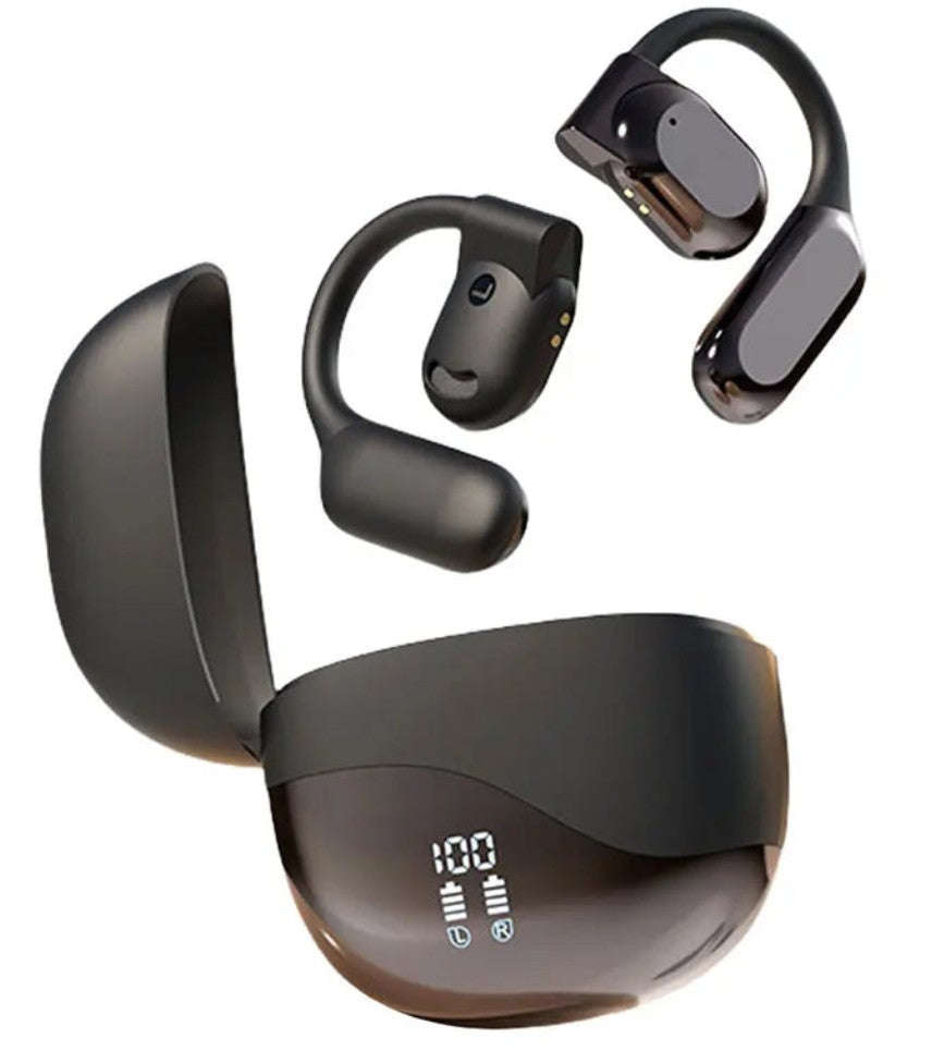 TalkLink AI Translator Earbuds | Real-Time Language Translation with Bluetooth 5.4-Black