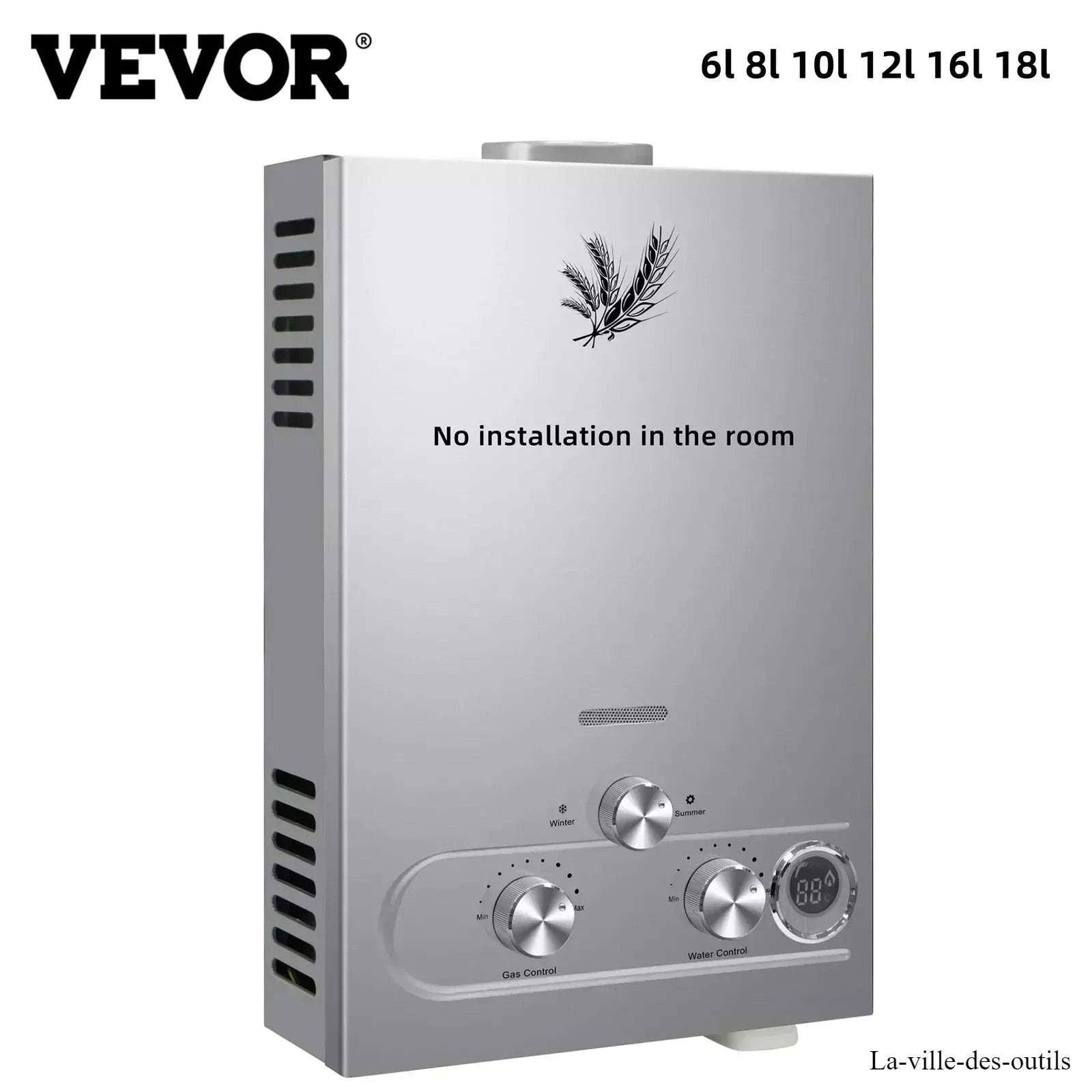 Tankless LPG Water Heater Instant Propane Hot Water 6–18L-20KW  10L / CZECH REPUBLIC