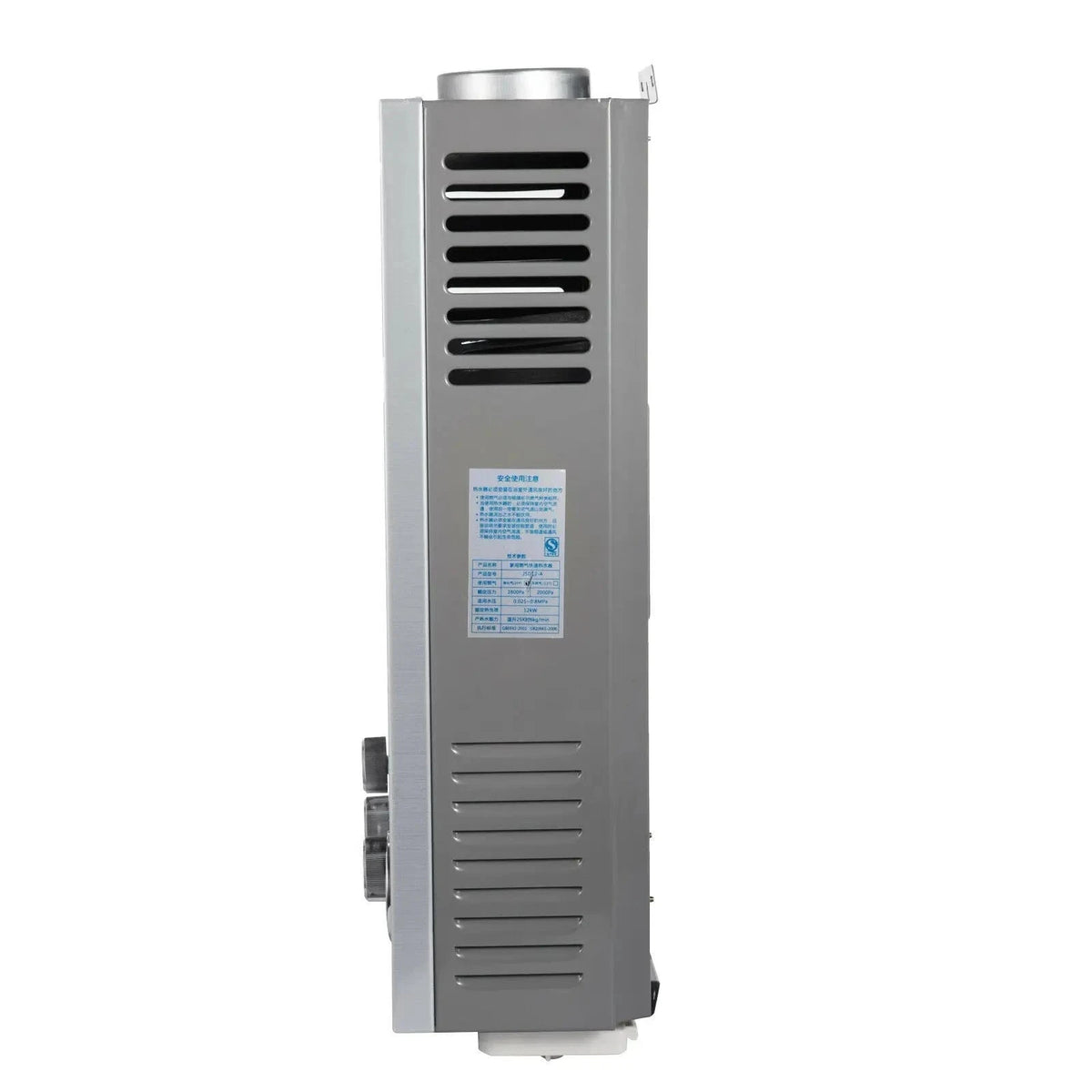 Tankless Propane Gas Water Heater Kit, Stainless Steel-Poland / 10L 12KW white