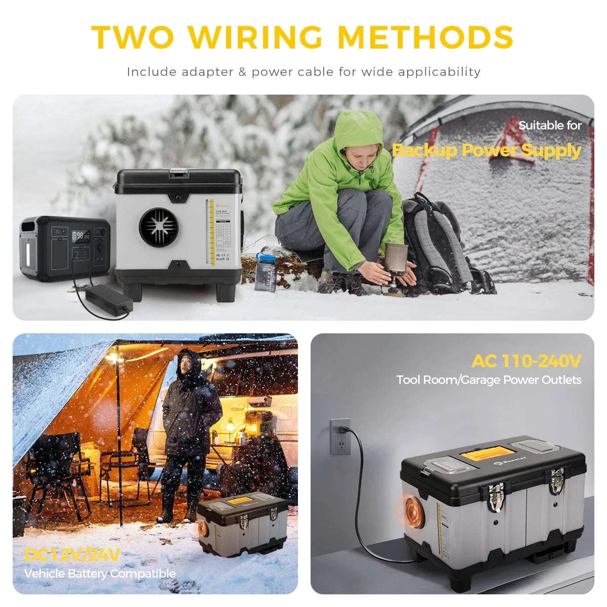 TB10 8KW Toolbox Diesel Air Heater with Thermostat & Bluetooth Control-TB10 / CZECH REPUBLIC