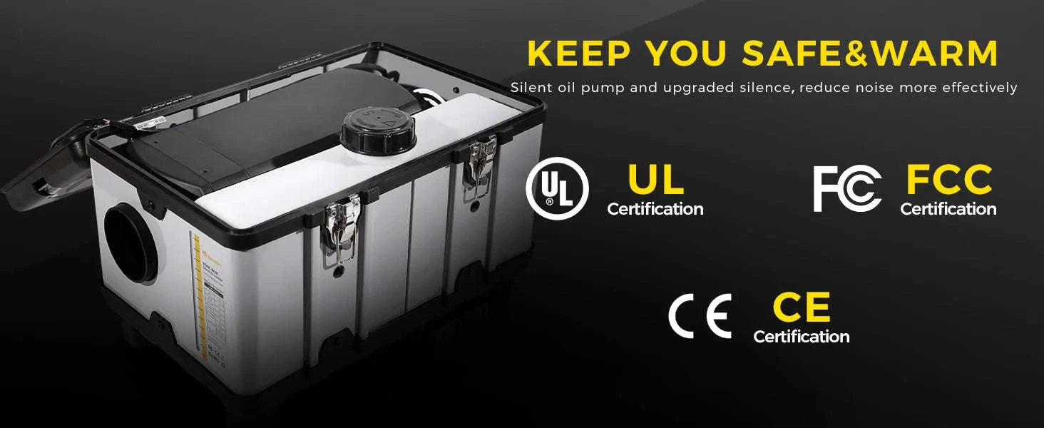 TB10 8KW Toolbox Diesel Air Heater with Thermostat & Bluetooth Control-TB10 / CZECH REPUBLIC