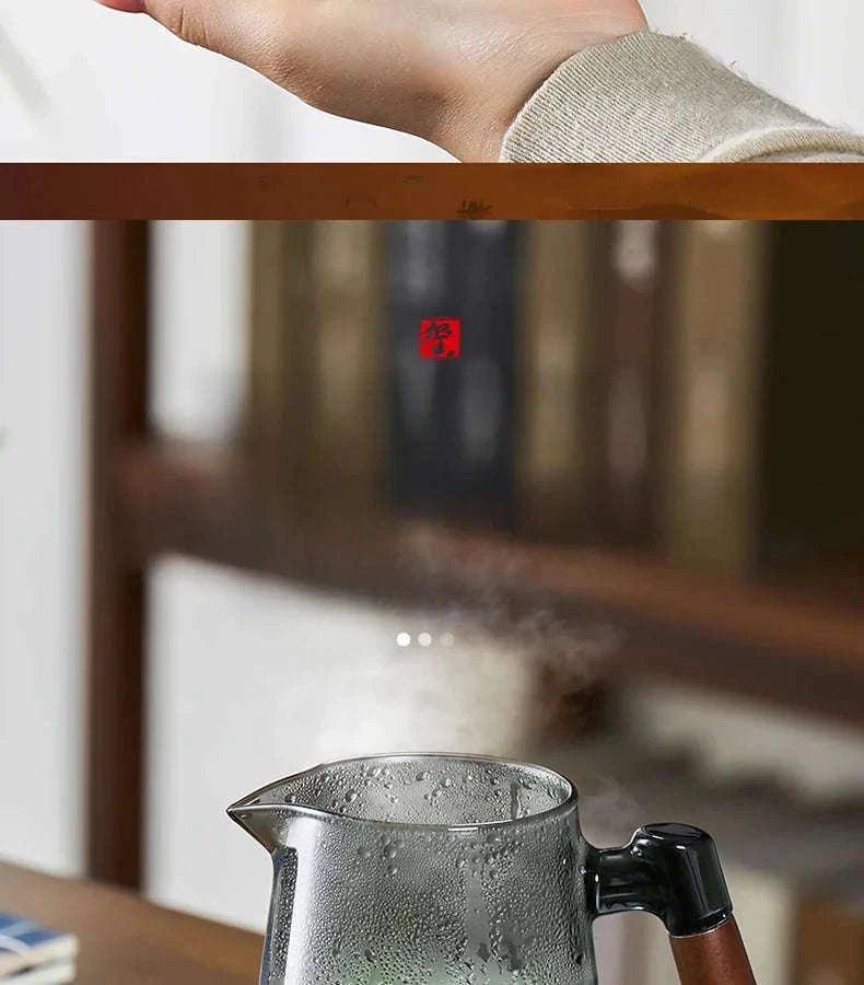 Tea Separation Mug with Glass Filter-650ml / Smoky gray