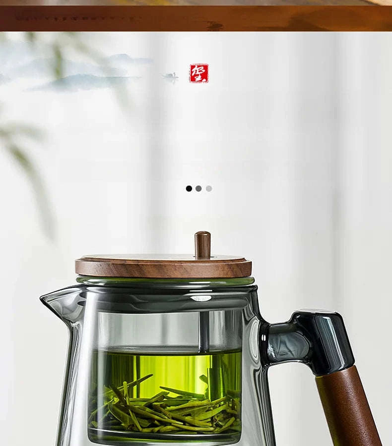 Tea Separation Mug with Glass Filter-650ml / Smoky gray