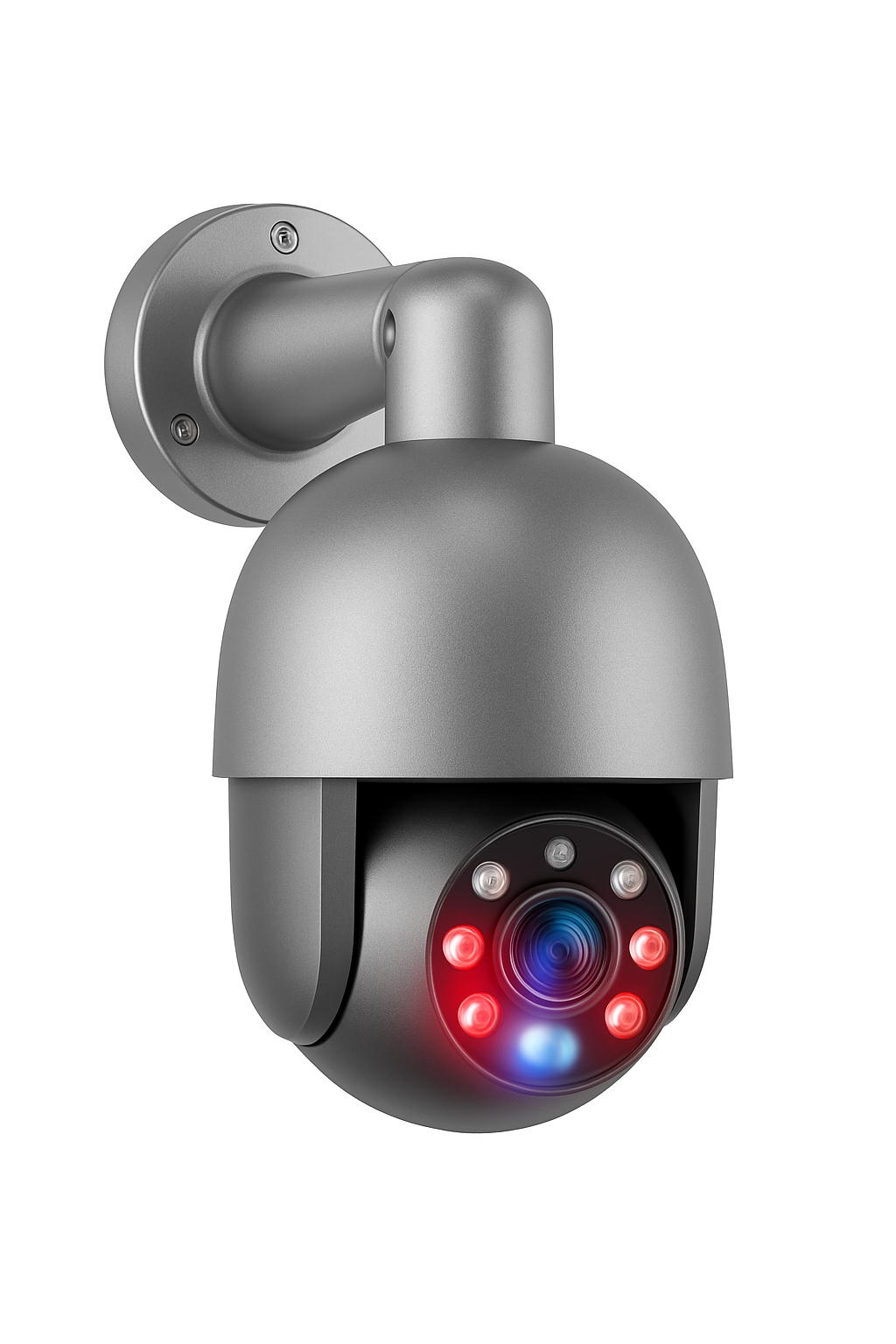 4K POE Security Camera with Human Detection, Color Night Vision & Two-Way Audio