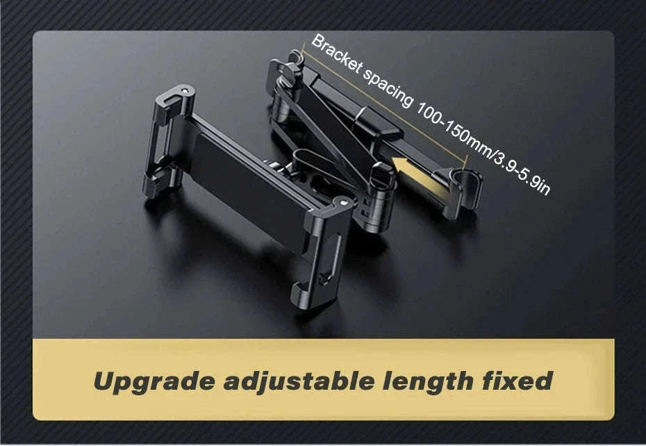 Telescopic Car Rear Seat Phone and Tablet Holder-Black