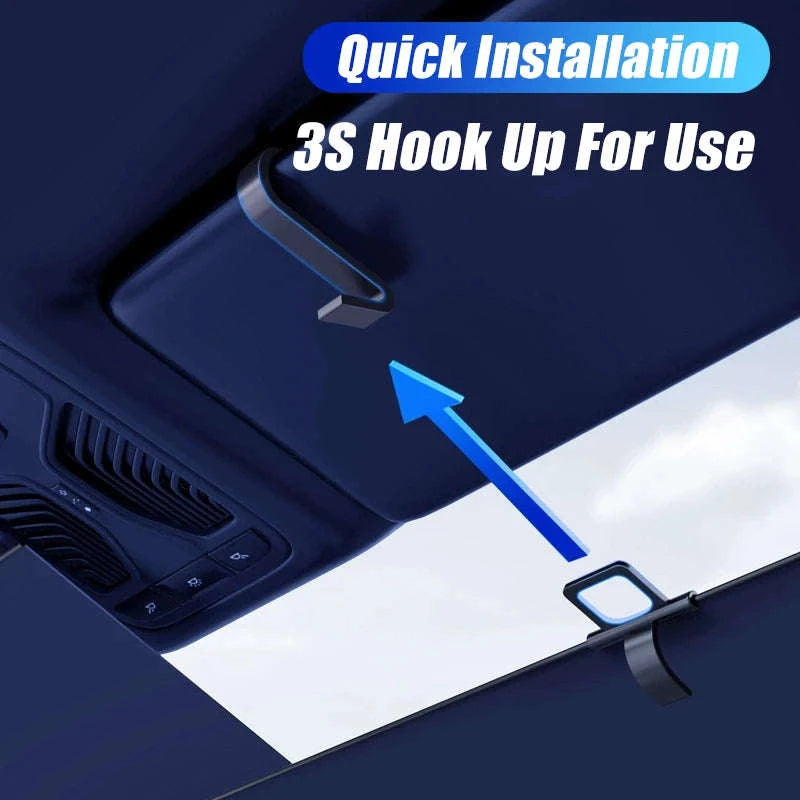 Telescopic Car Sun Shade Adjustable Width 72-140cm-1 pc