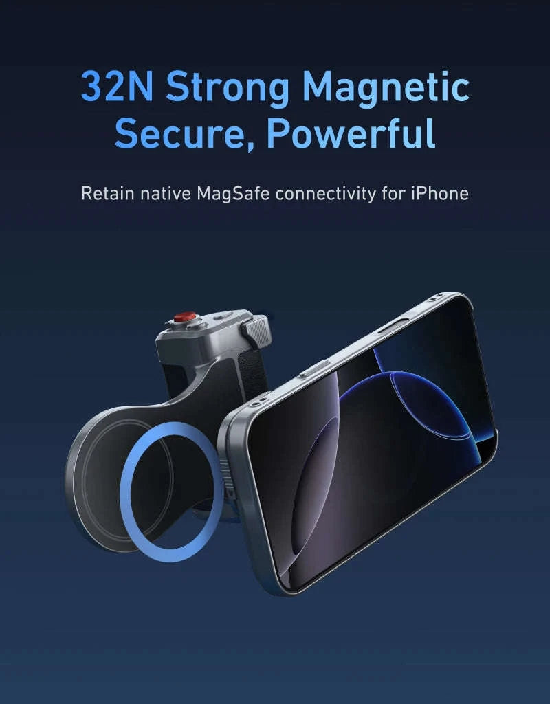 TELESIN Magnetic Master Grip Kit for iPhone 17 Series-17Pro max no light