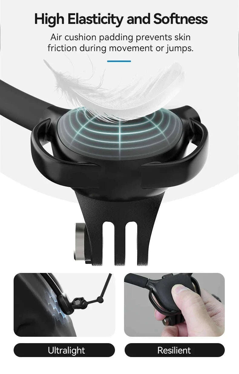 TELESIN Phone Action Camera Neck Hold Mount for Hands-Free POV-2 in 1 Phone camera