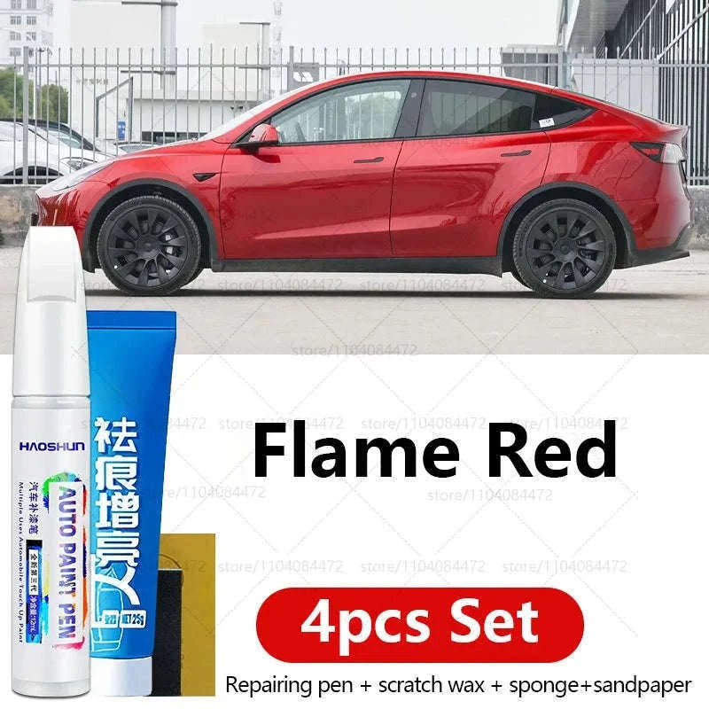 Tesla Car Paint Repair Pen for Scratch Touch-Ups-Pearl White PPSW