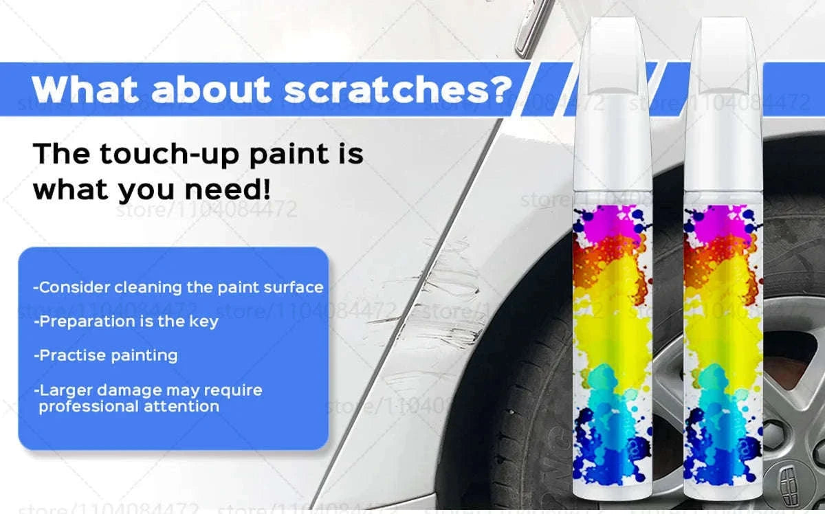 Tesla Car Paint Repair Pen for Scratch Touch-Ups-Pearl White PPSW