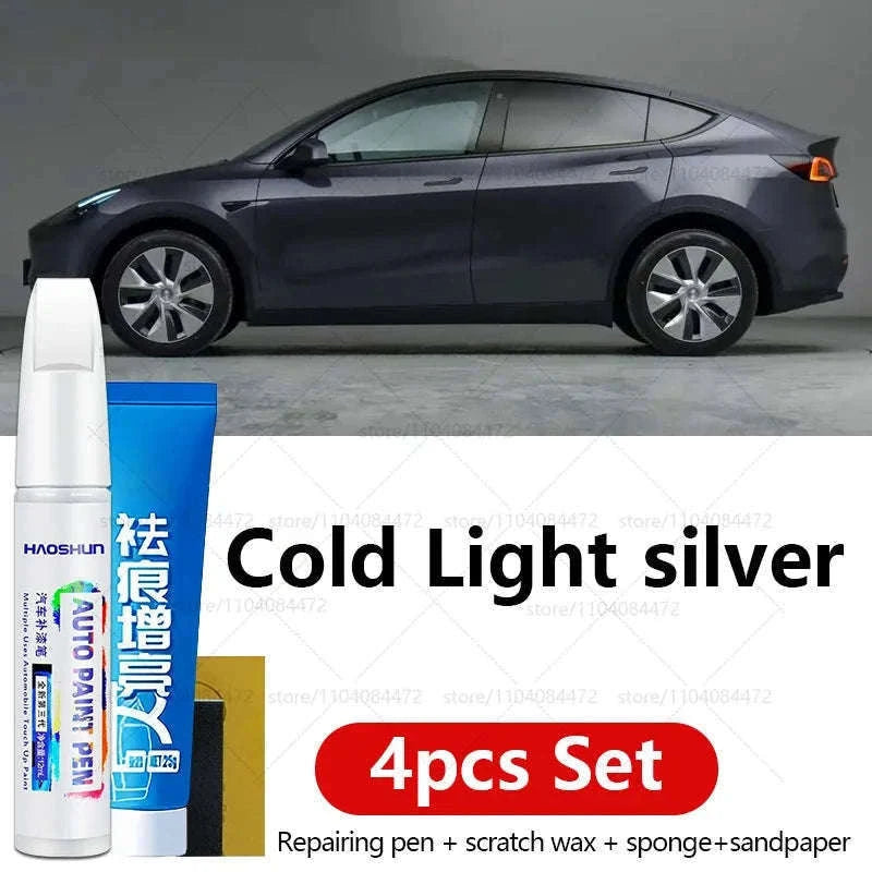 Tesla Car Paint Repair Pen for Scratch Touch-Ups-Pearl White PPSW