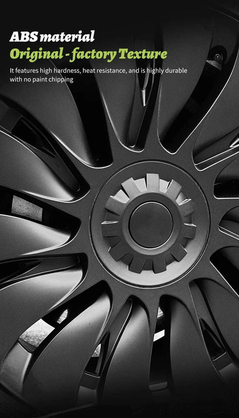Tesla Model Y Wheel Cover Set for 19-Inch Wheels-Cyclone Style / france