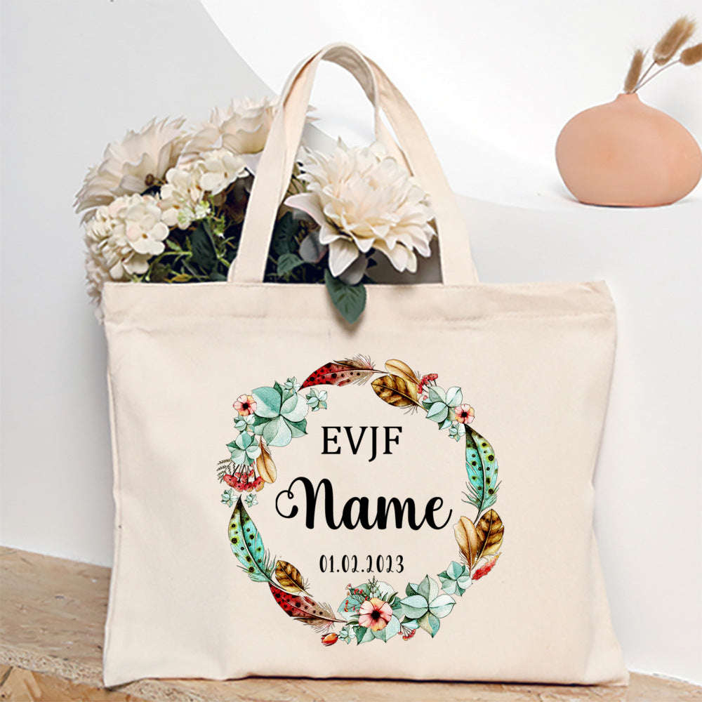 Thank You Teacher French Print Canvas Shoulder Tote Bag-TM266211-TBBG-E
