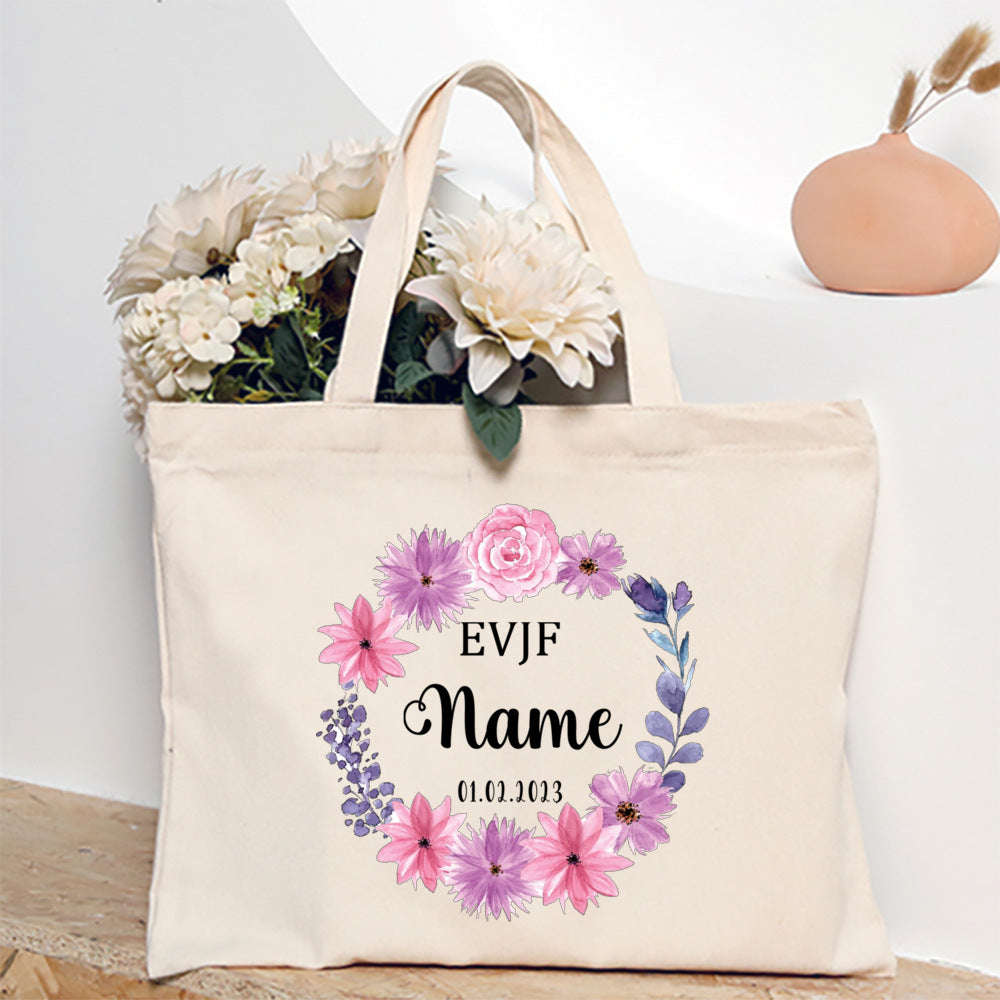 Thank You Teacher French Print Canvas Shoulder Tote Bag-TM266211-TBBG-E