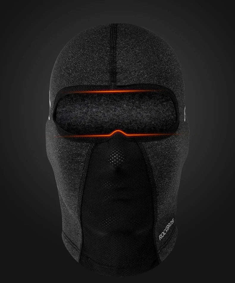 Thermal Cycling Cap Fleece Winter Headgear with Glasses Hole-LF8008-2
